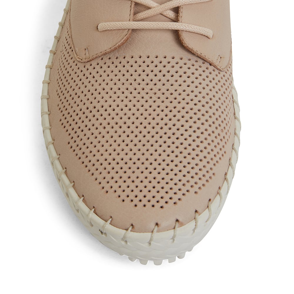 Ripley Sneaker in Blush Leather