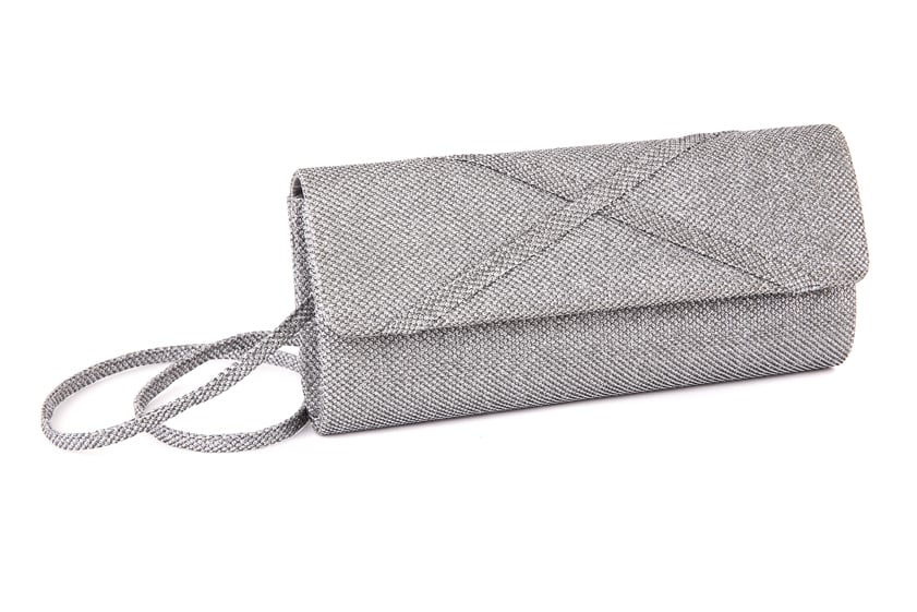 Lacy Handbag in Silver Sparkle