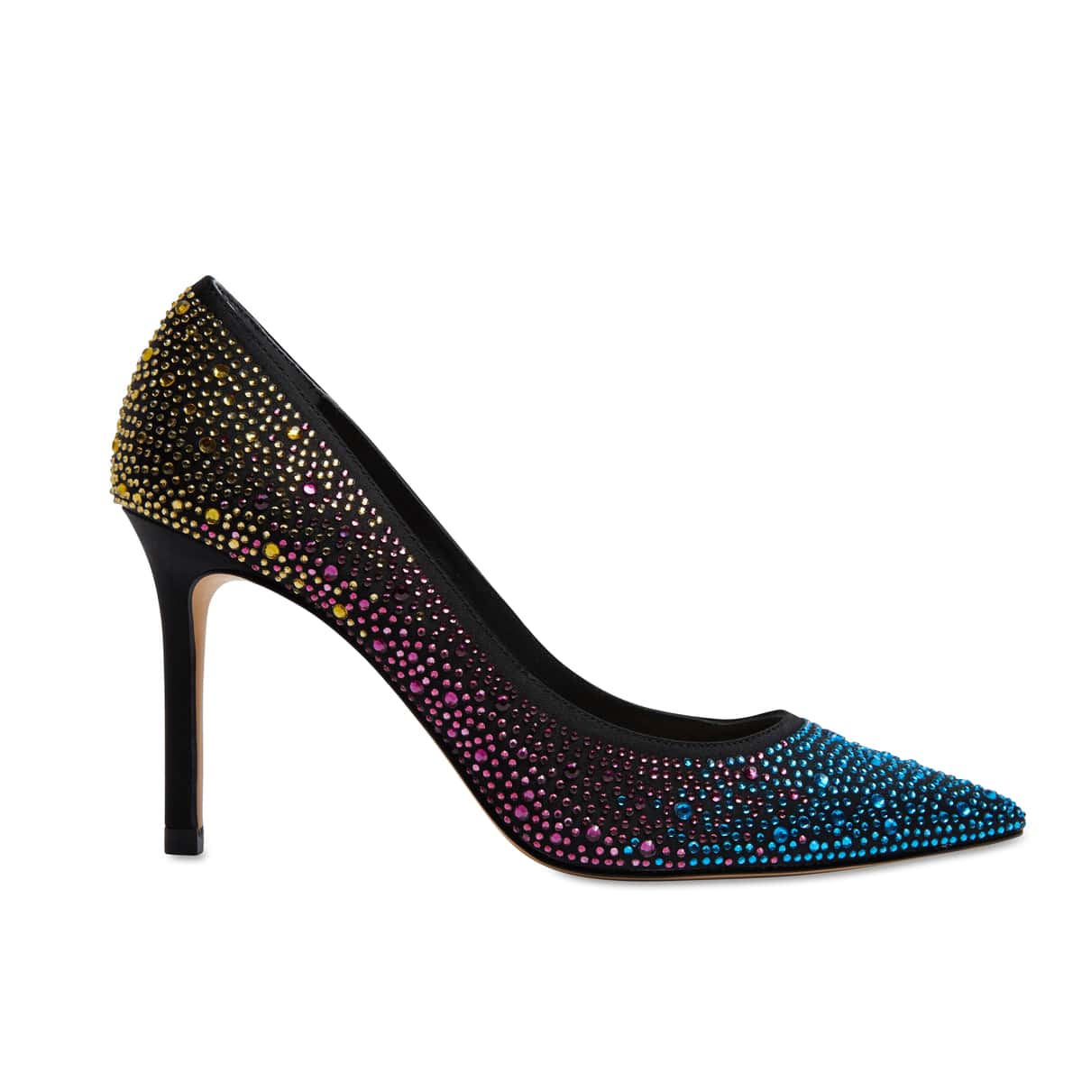 Nickie Heel in Bright Satin