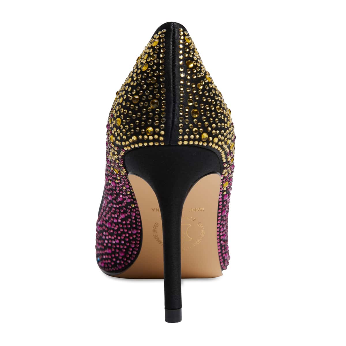 Nickie Heel in Bright Satin