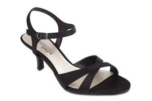 Easy Steps Abbey Heel in Black Patent