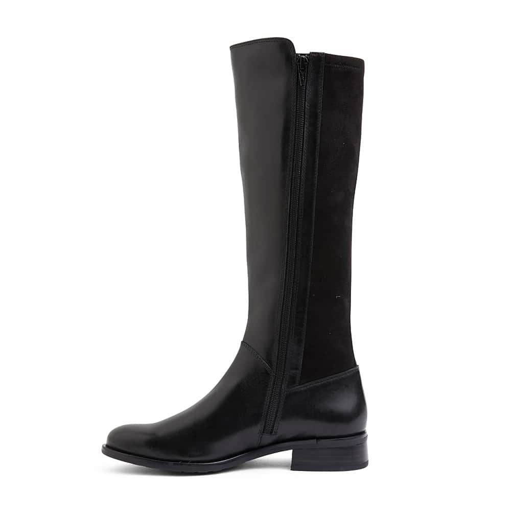 Alastair Boot in Black Leather | Easy Steps | Shoe HQ