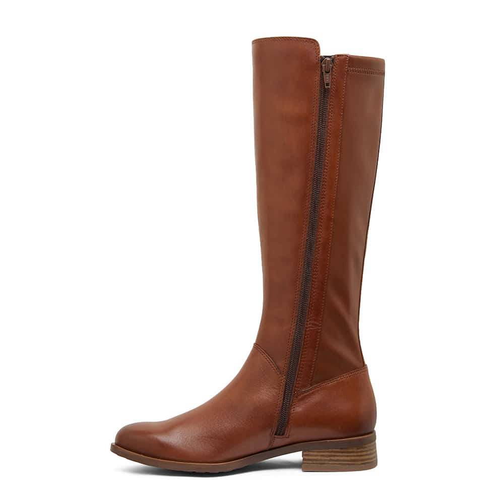 Alastair Boot in Mid Brown Leather