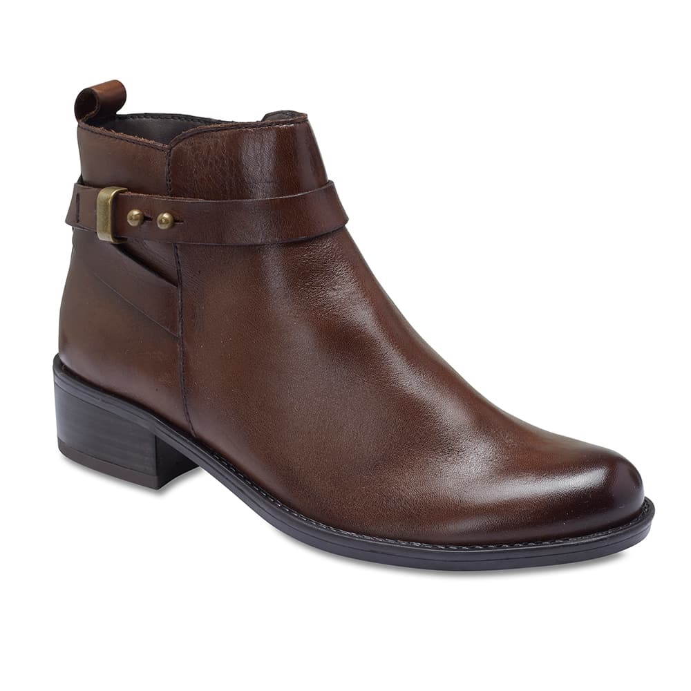 Alert Boot in Brown Leather