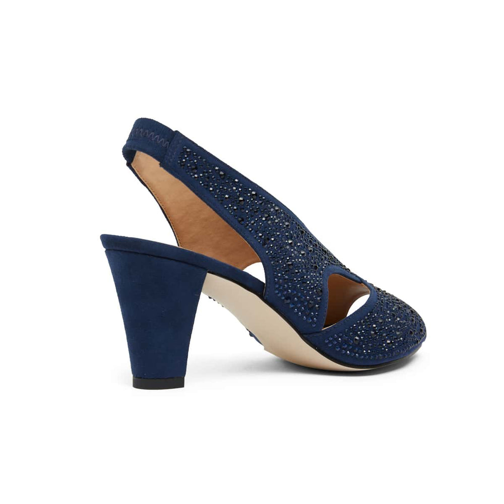 Navy sparkly deals shoes low heel