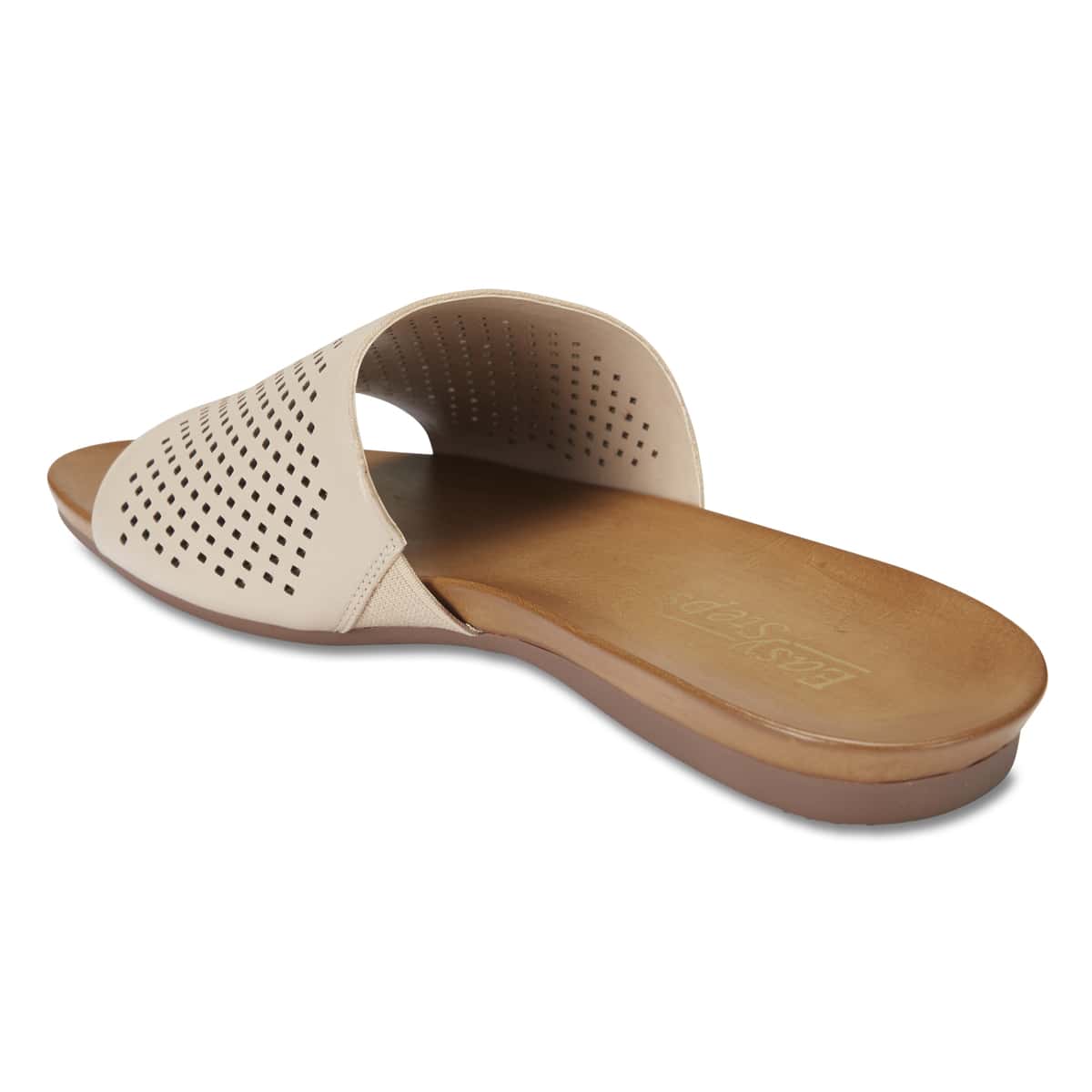 Aztec Slide in Nude Leather