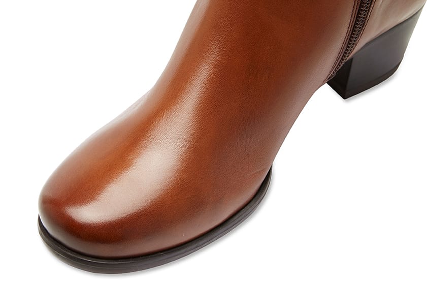 Boston Boot in Cognac Leather
