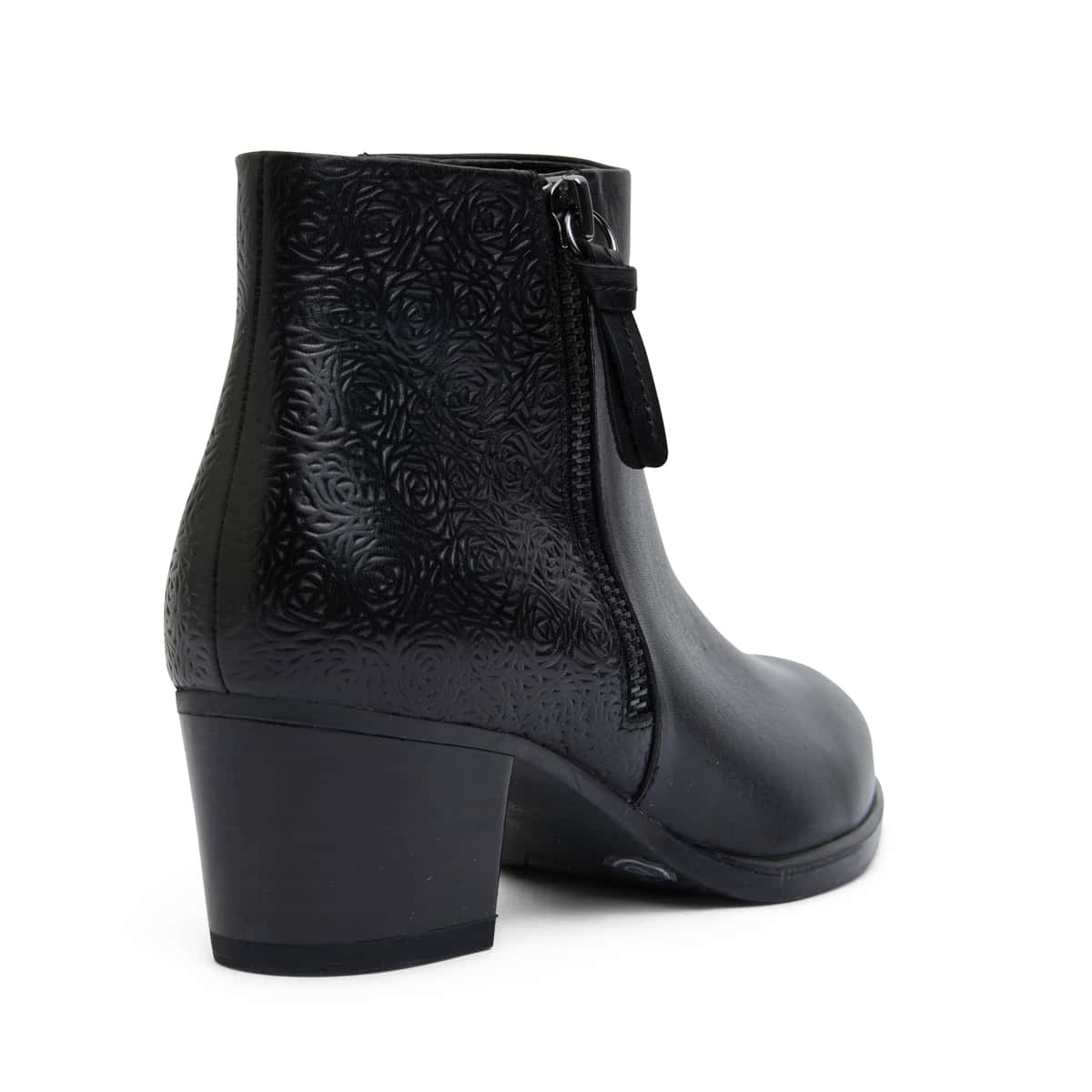 Cafe Boot in Black Leather