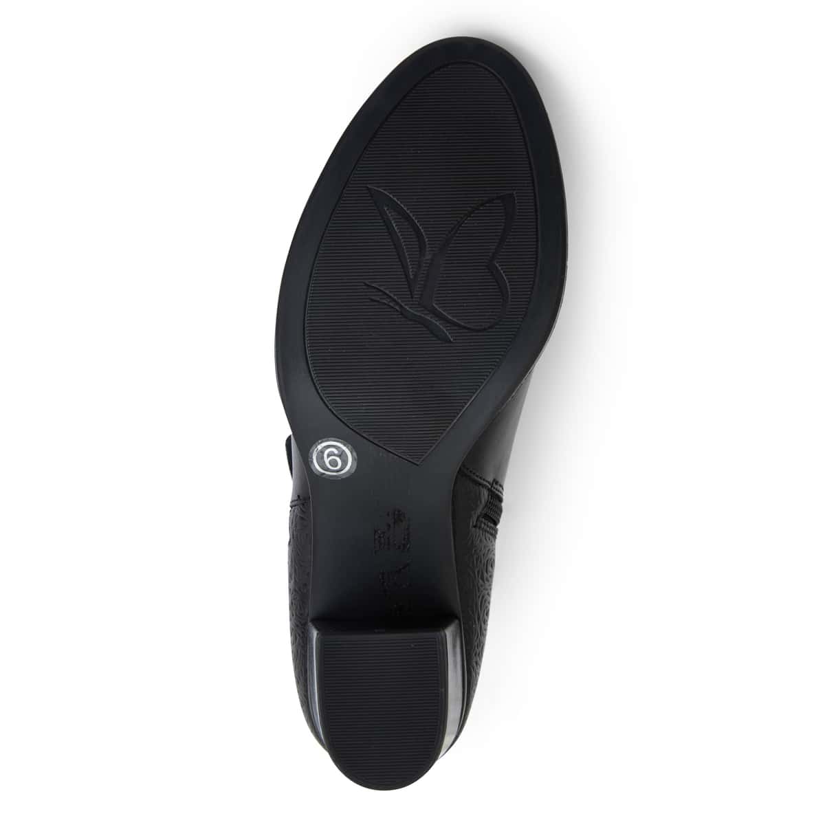 Cafe Boot in Black Leather