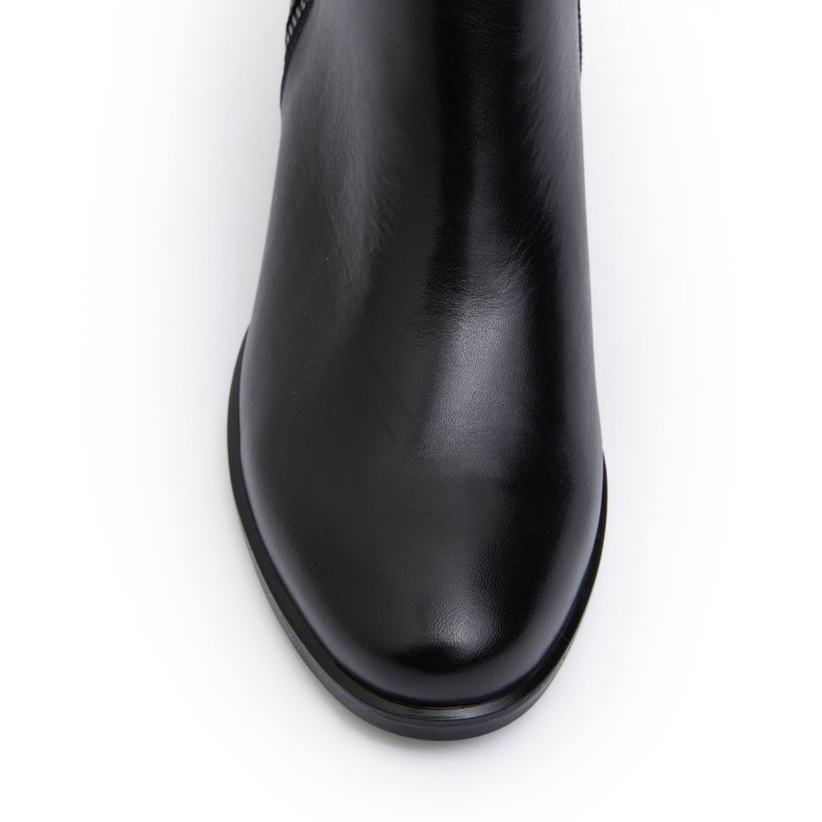 Cafe Boot in Black Leather