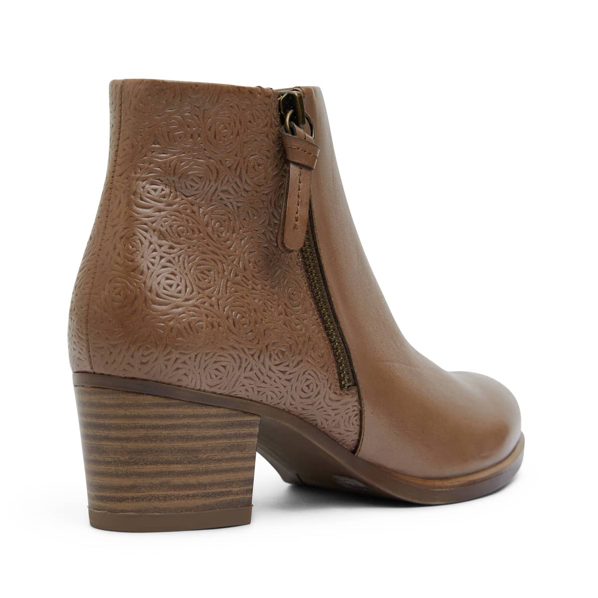 Cafe Boot in Taupe Leather