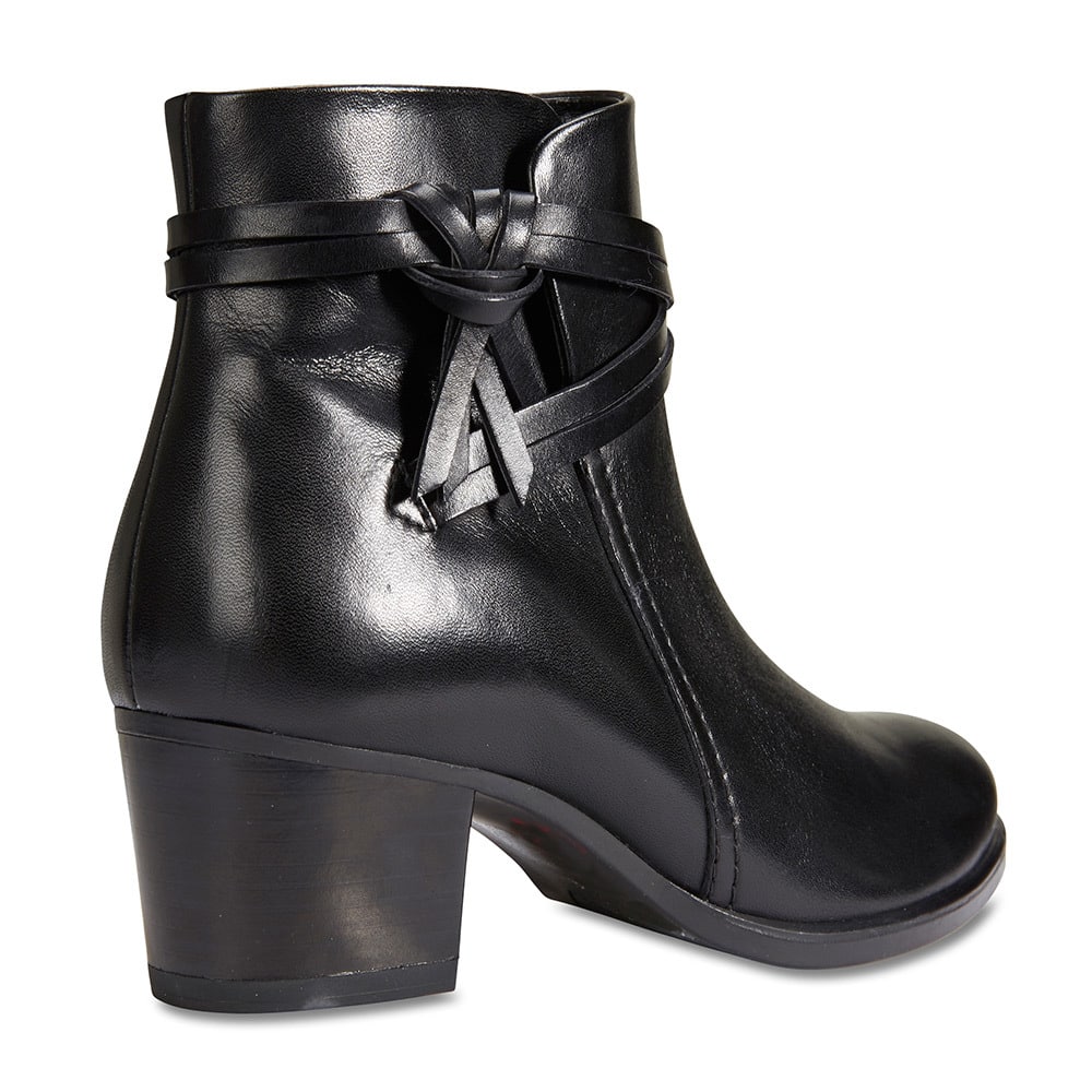 Carlton Boot in Black Leather