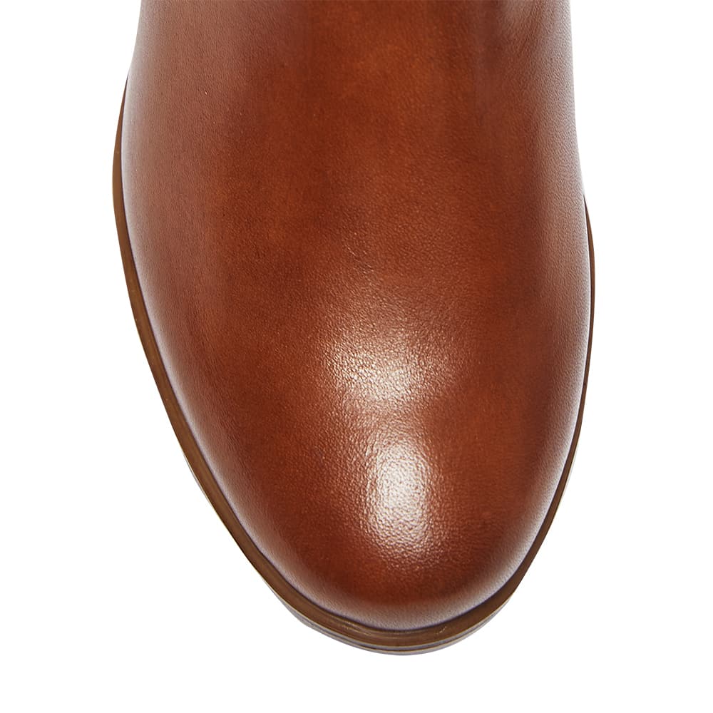 Carlton Boot in Mid Brown Leather