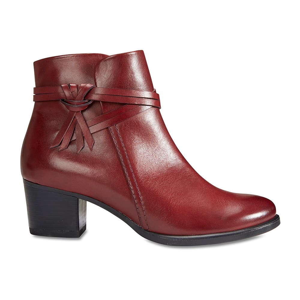 Carlton Boot in Red Leather