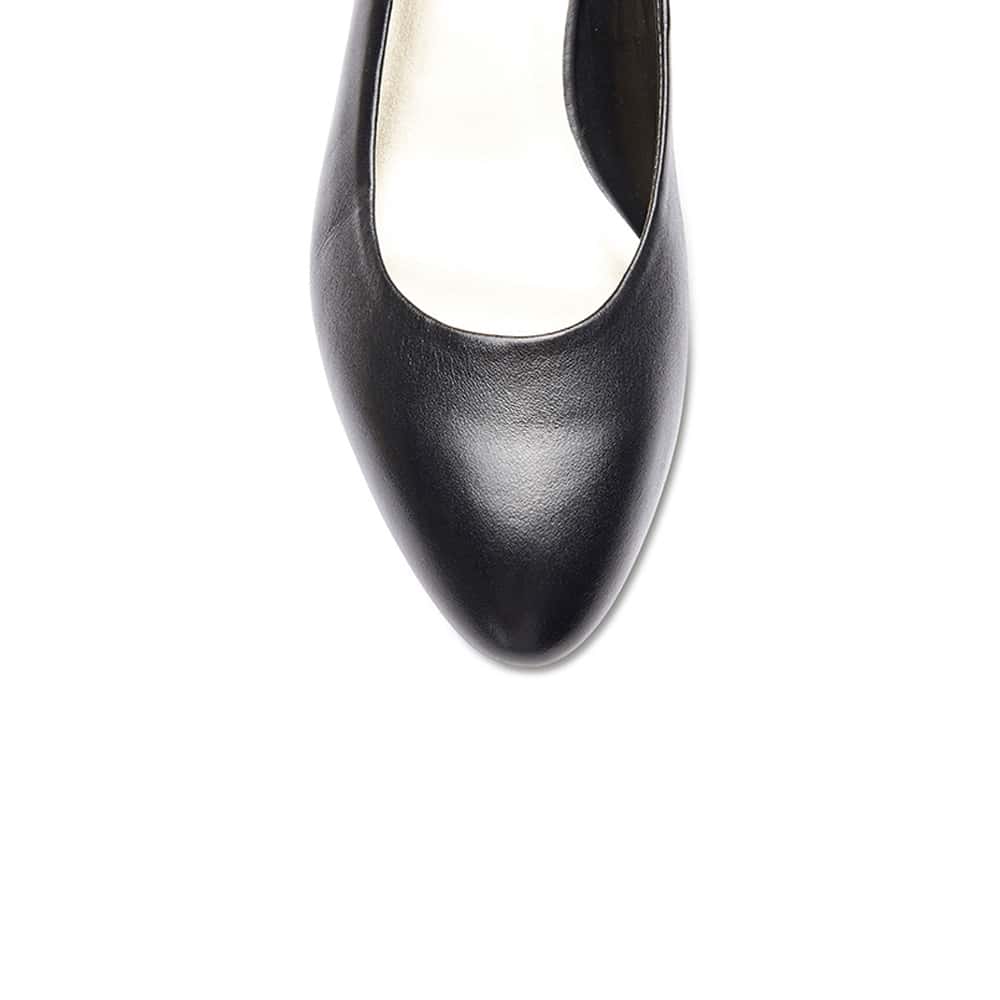Colette Heel in Black Leather