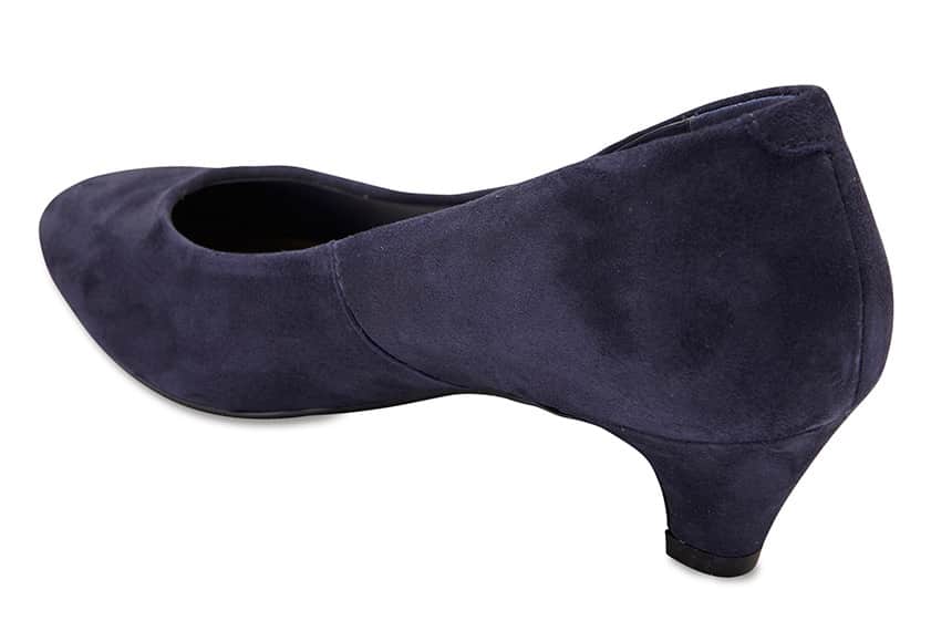 Colette Heel in Navy Suede