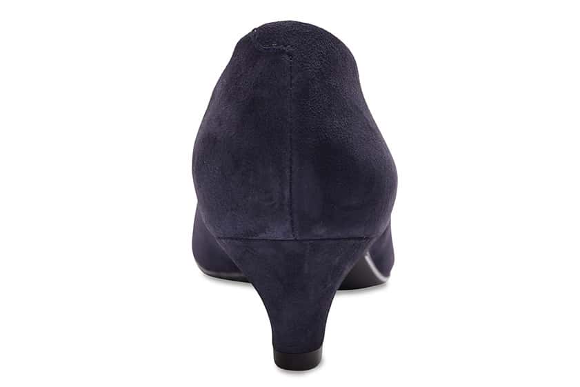 Colette Heel in Navy Suede