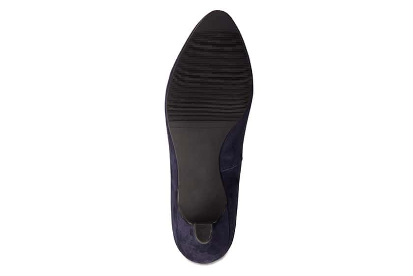 Colette Heel in Navy Suede