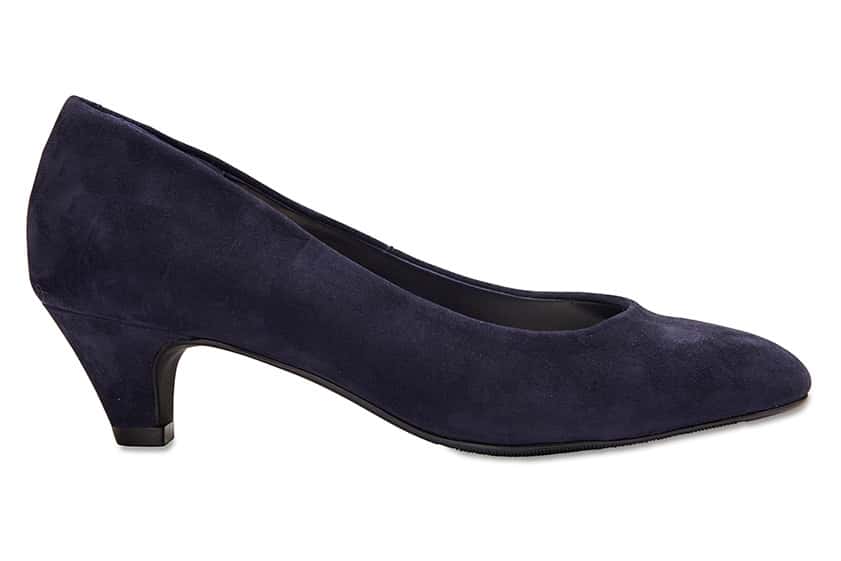 Colette Heel in Navy Suede