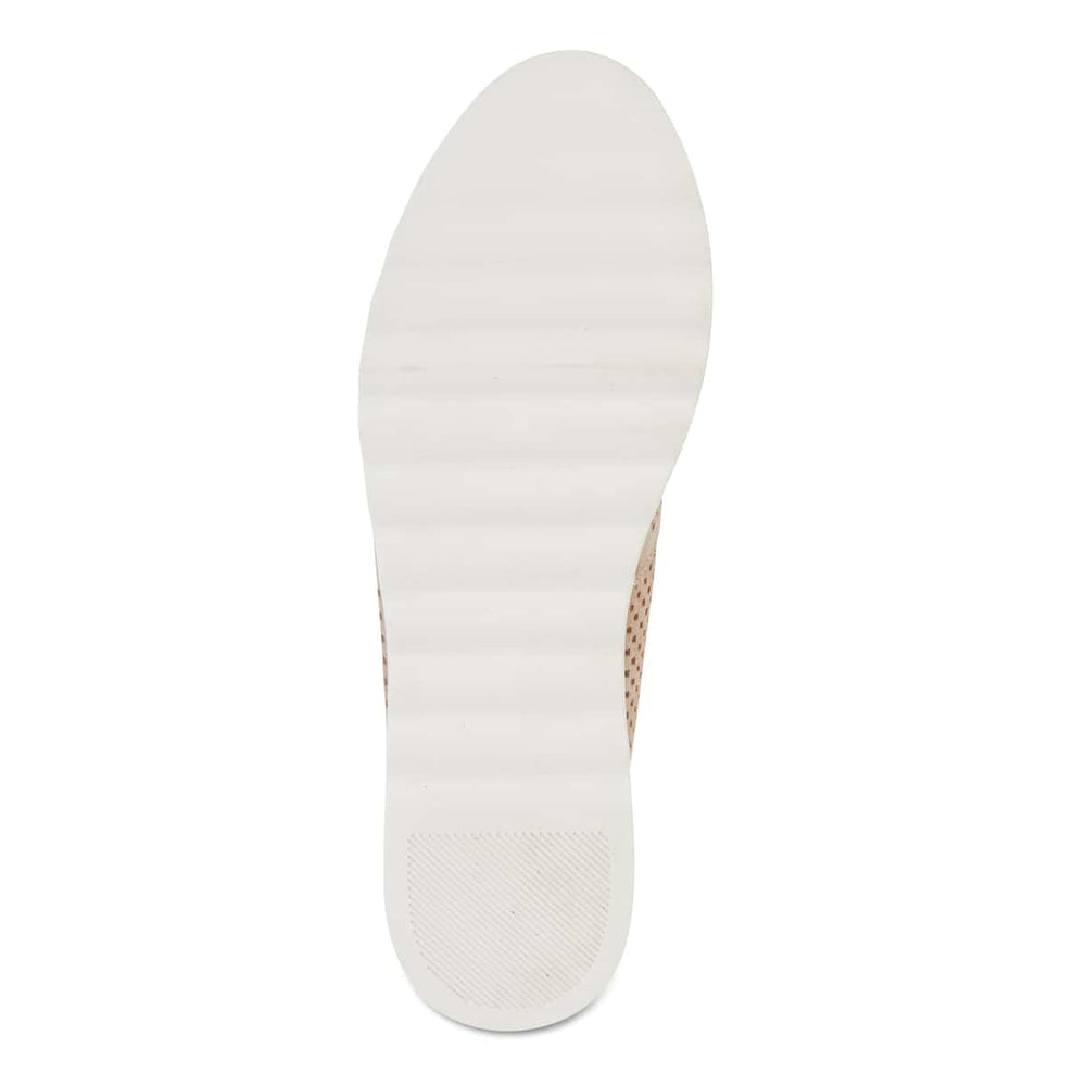 Davis Sneaker in Nude Leather