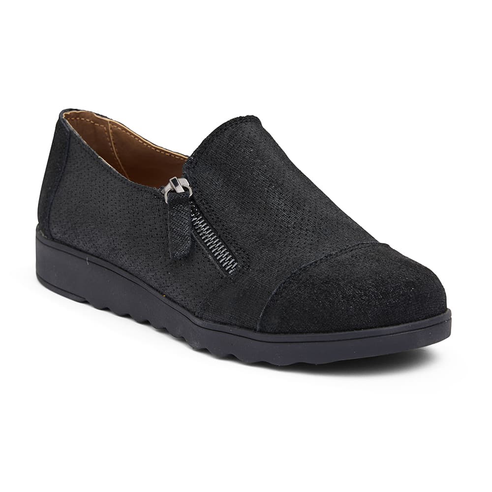 Dean Sneaker in Black Leather