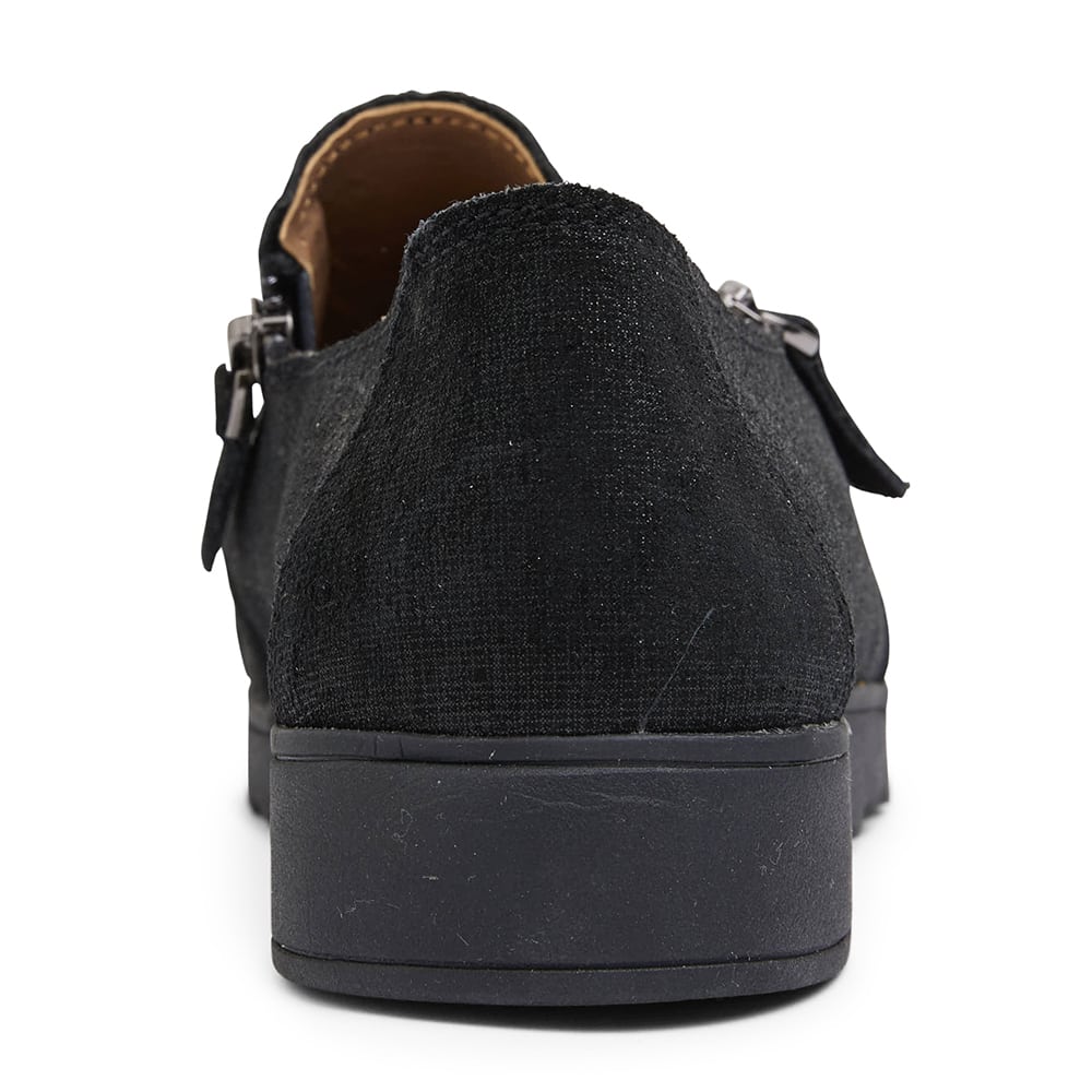 Dean Sneaker in Black Leather