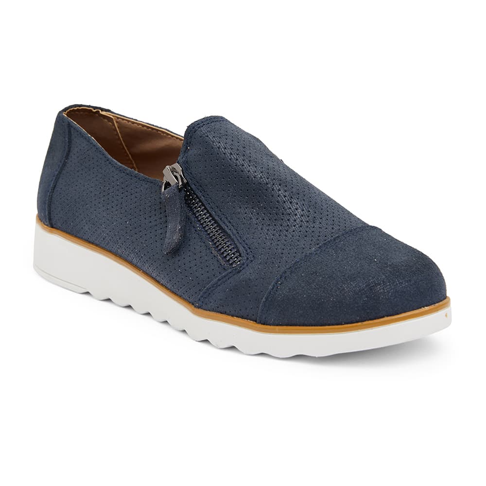 Dean Sneaker in Navy Leather
