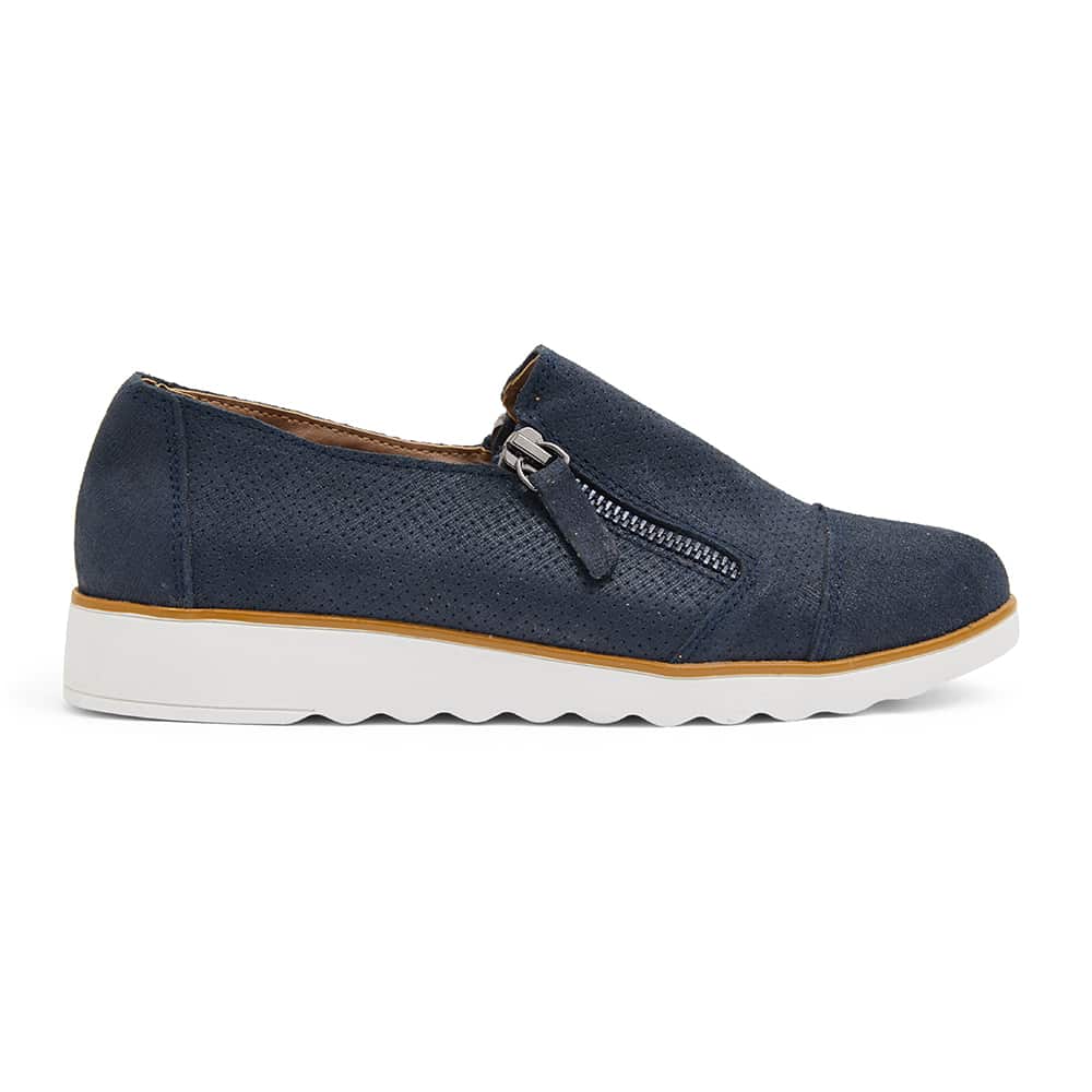 Dean Sneaker in Navy Leather