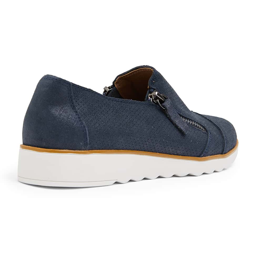 Dean Sneaker in Navy Leather