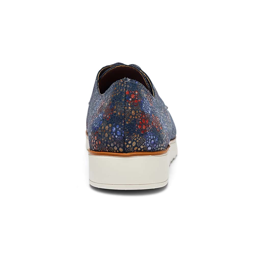 Deed Sneaker in Indigo Floral Leather