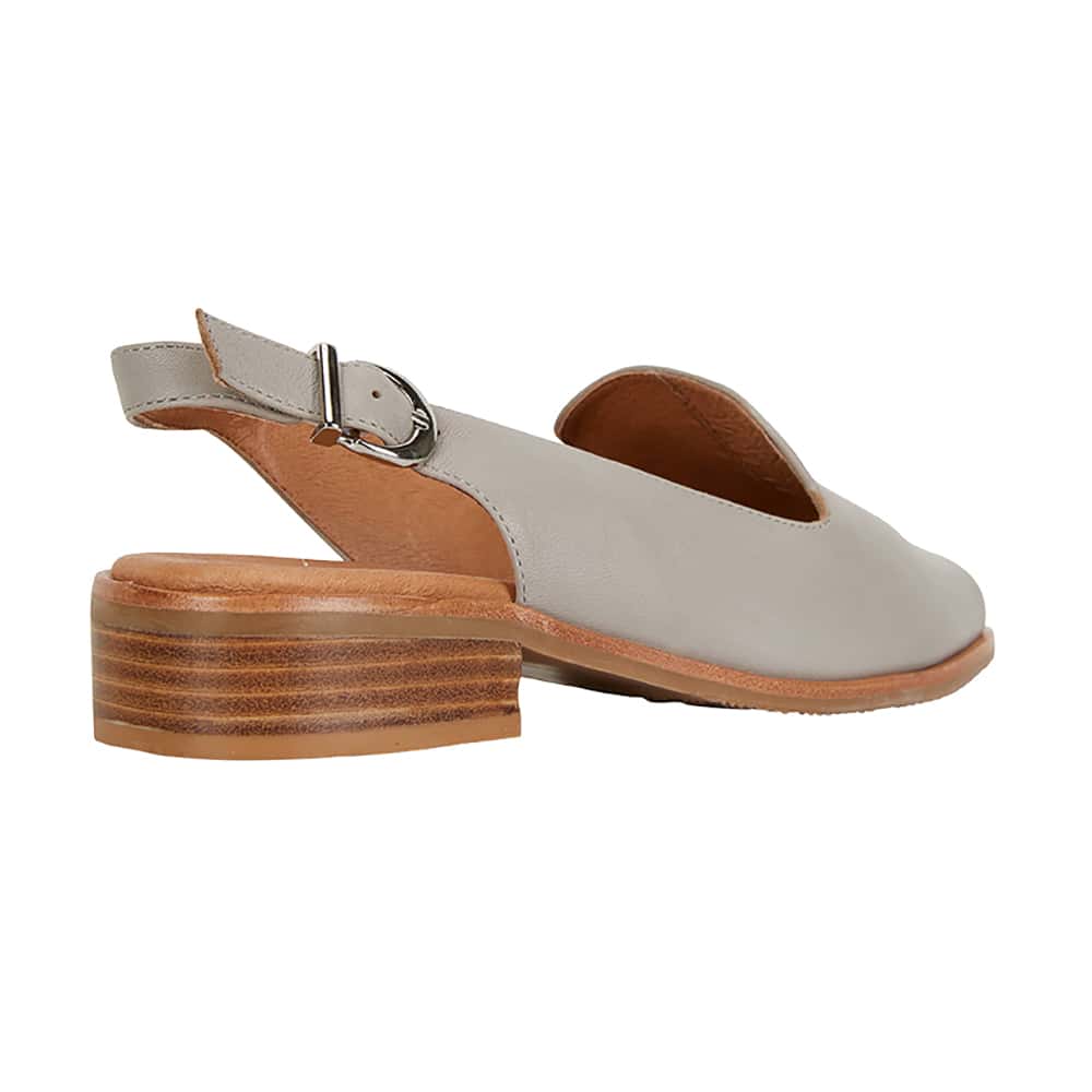 Delaney Sandal in Grey Leather