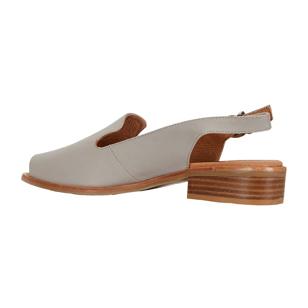Delaney Sandal in Grey Leather