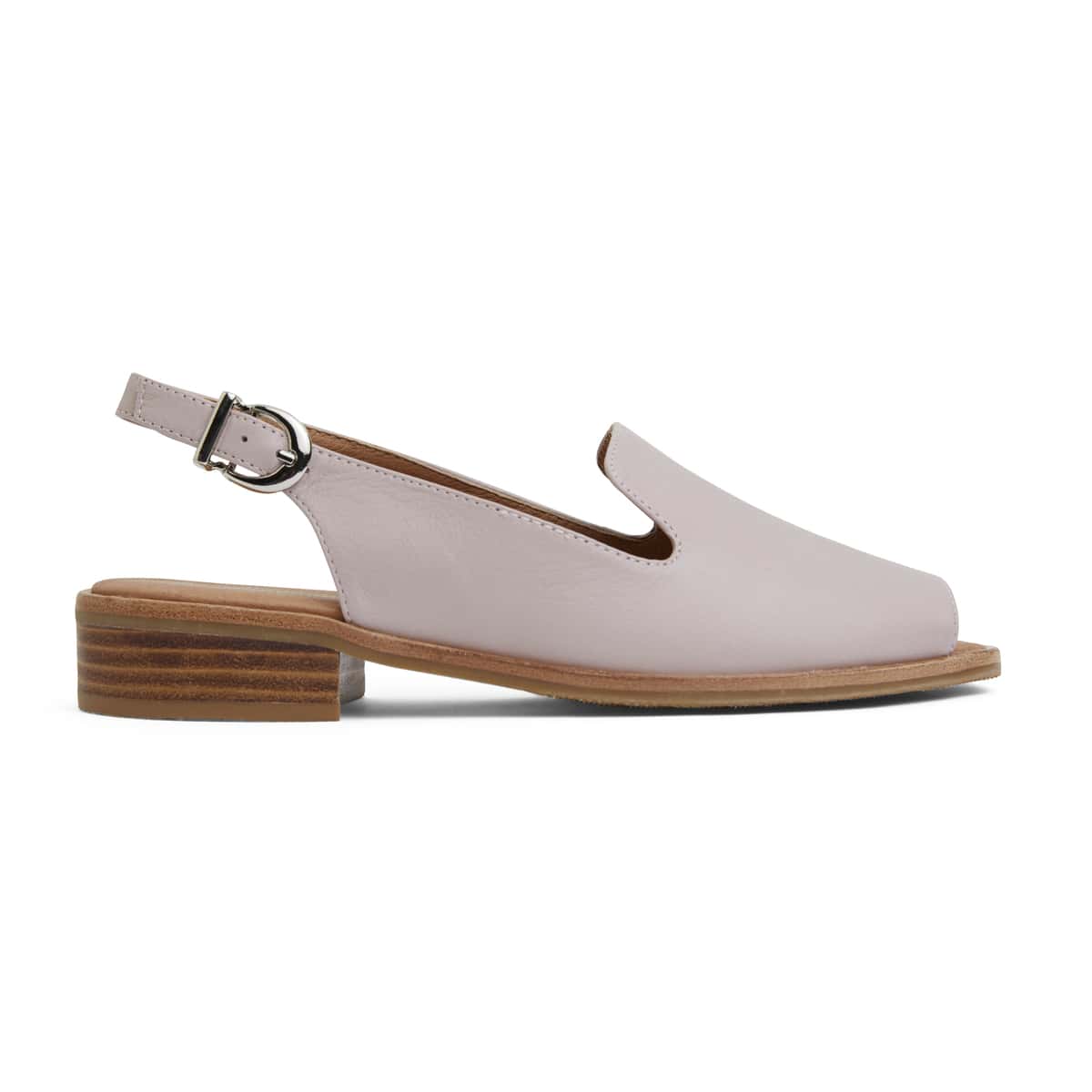 Delaney Sandal in Nude Leather