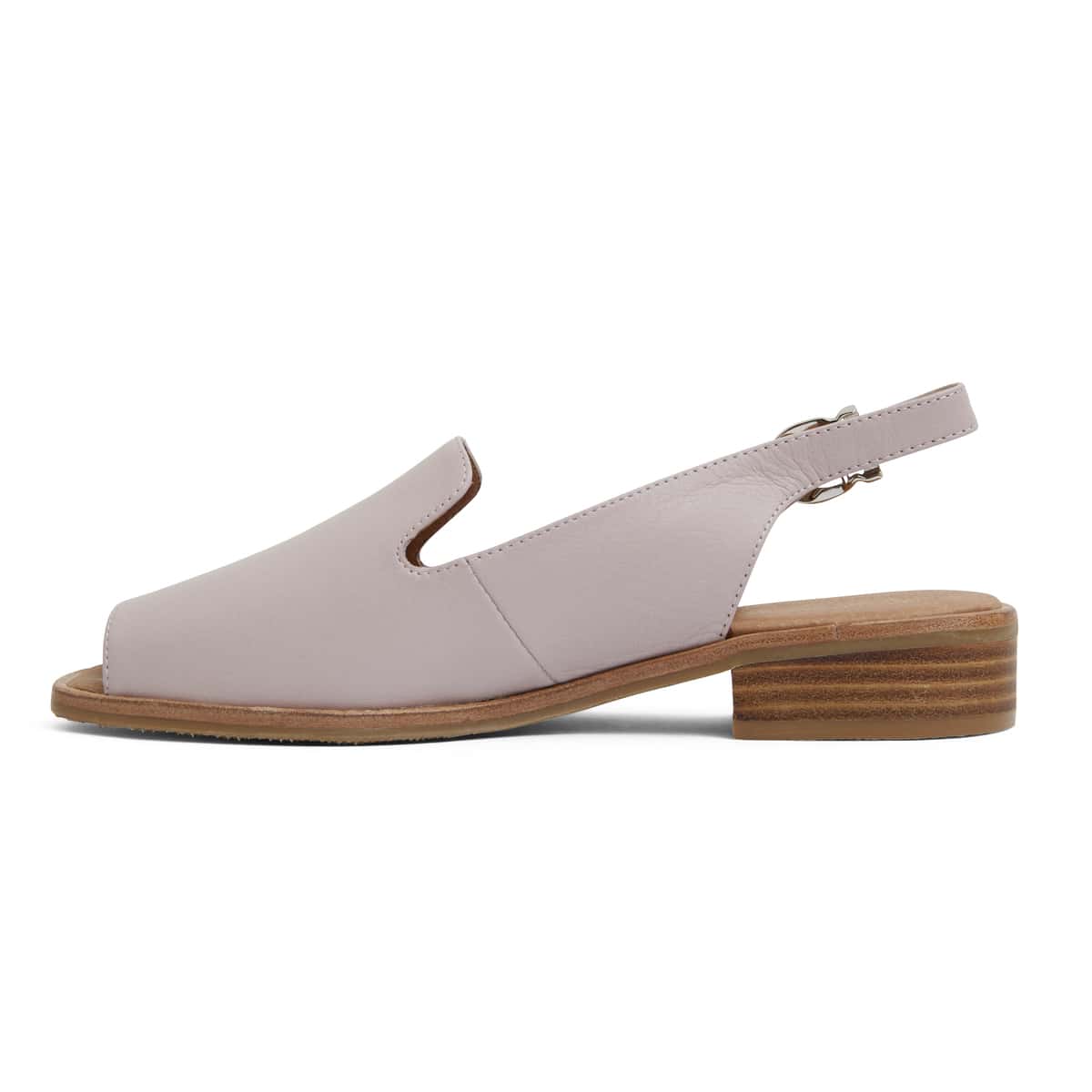 Delaney Sandal in Nude Leather