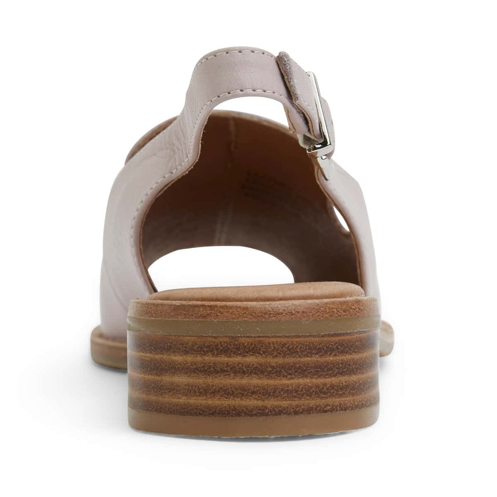 Delaney Sandal in Nude Leather