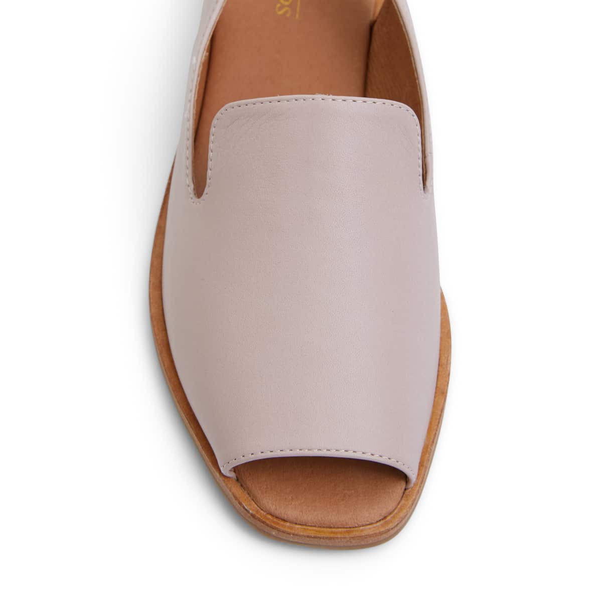 Delaney Sandal in Nude Leather