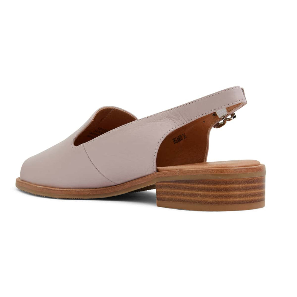 Delaney Sandal in Nude Leather