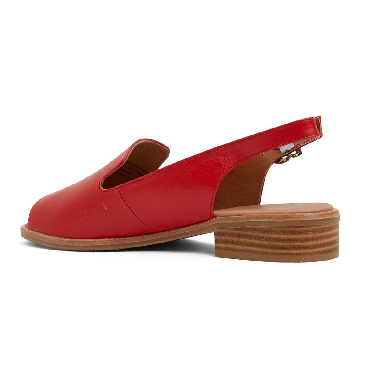 Delaney Sandal in Red Leather