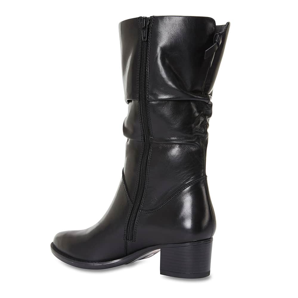 Dillon Boot in Black Leather