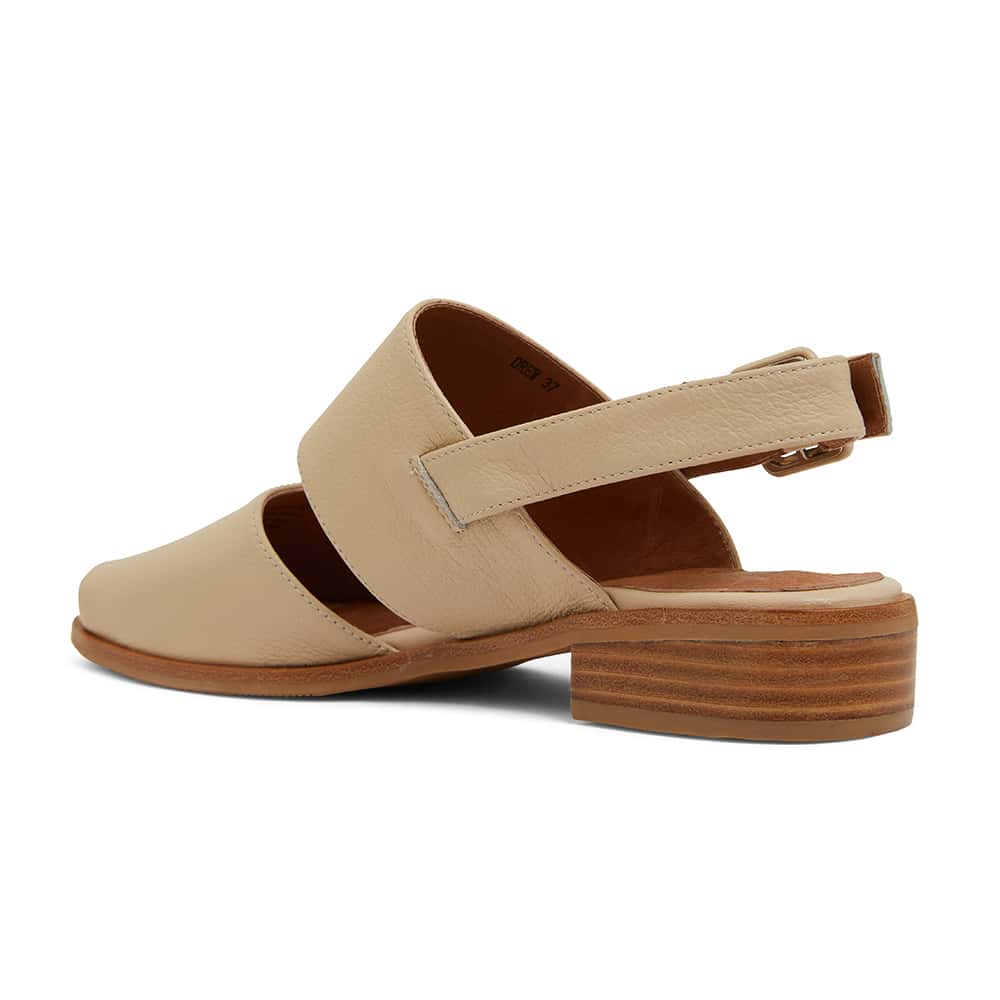 Drew Sandal in Neutral Leather