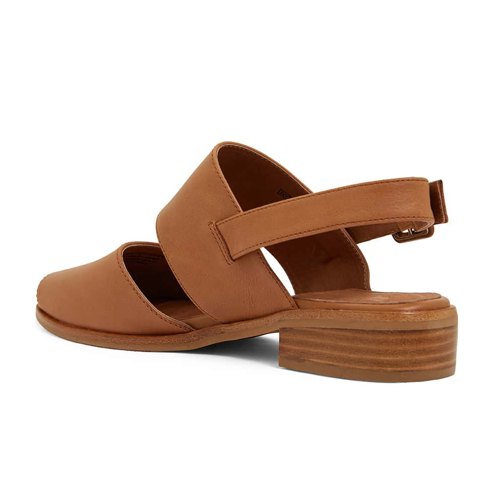 Drew Sandal in Tan Leather