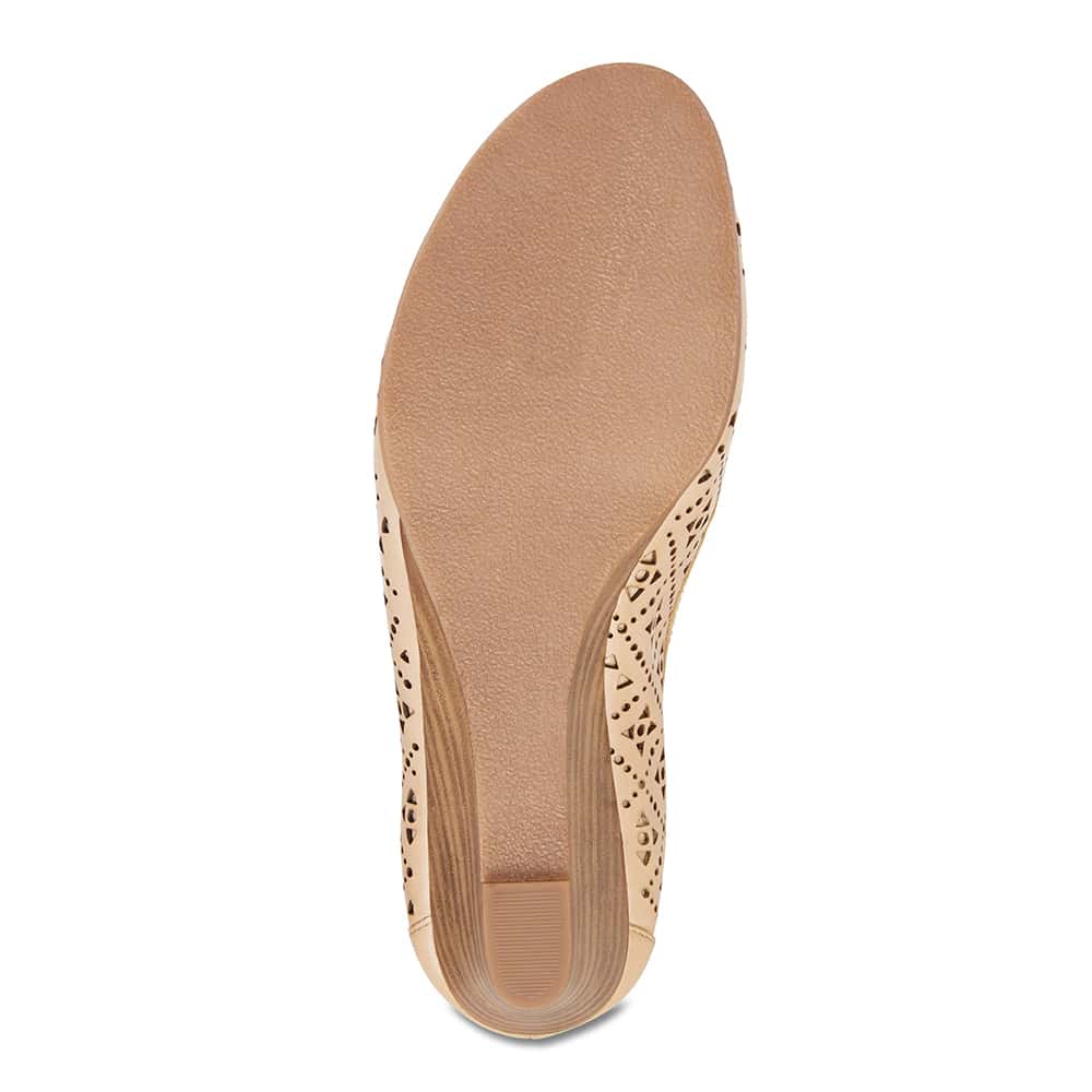 Earl Heel in Neutral Leather