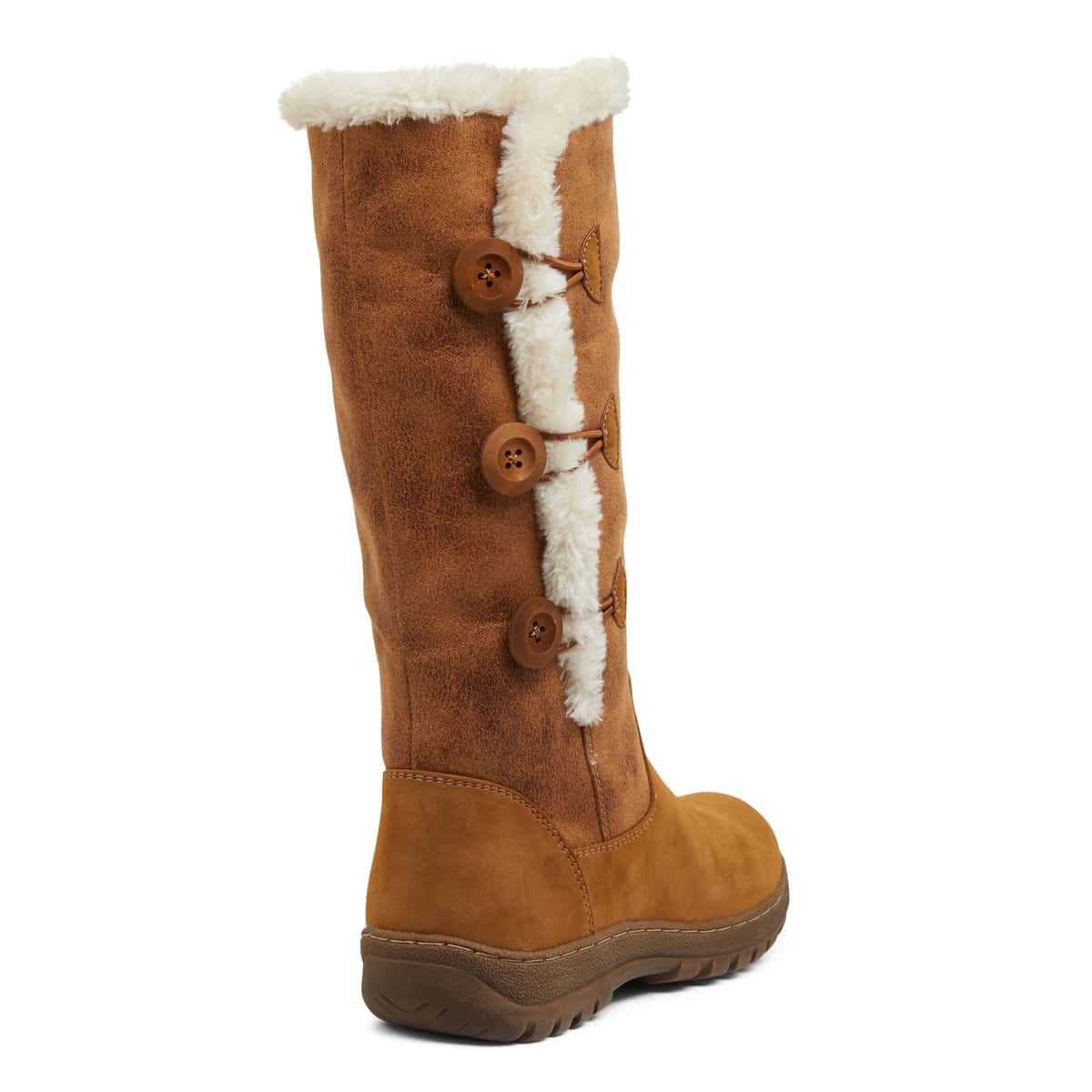 Edmund Boot in Chestnut Micro Smooth