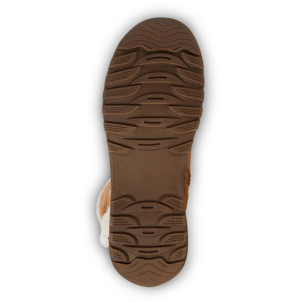Edmund Boot in Chestnut Micro Smooth