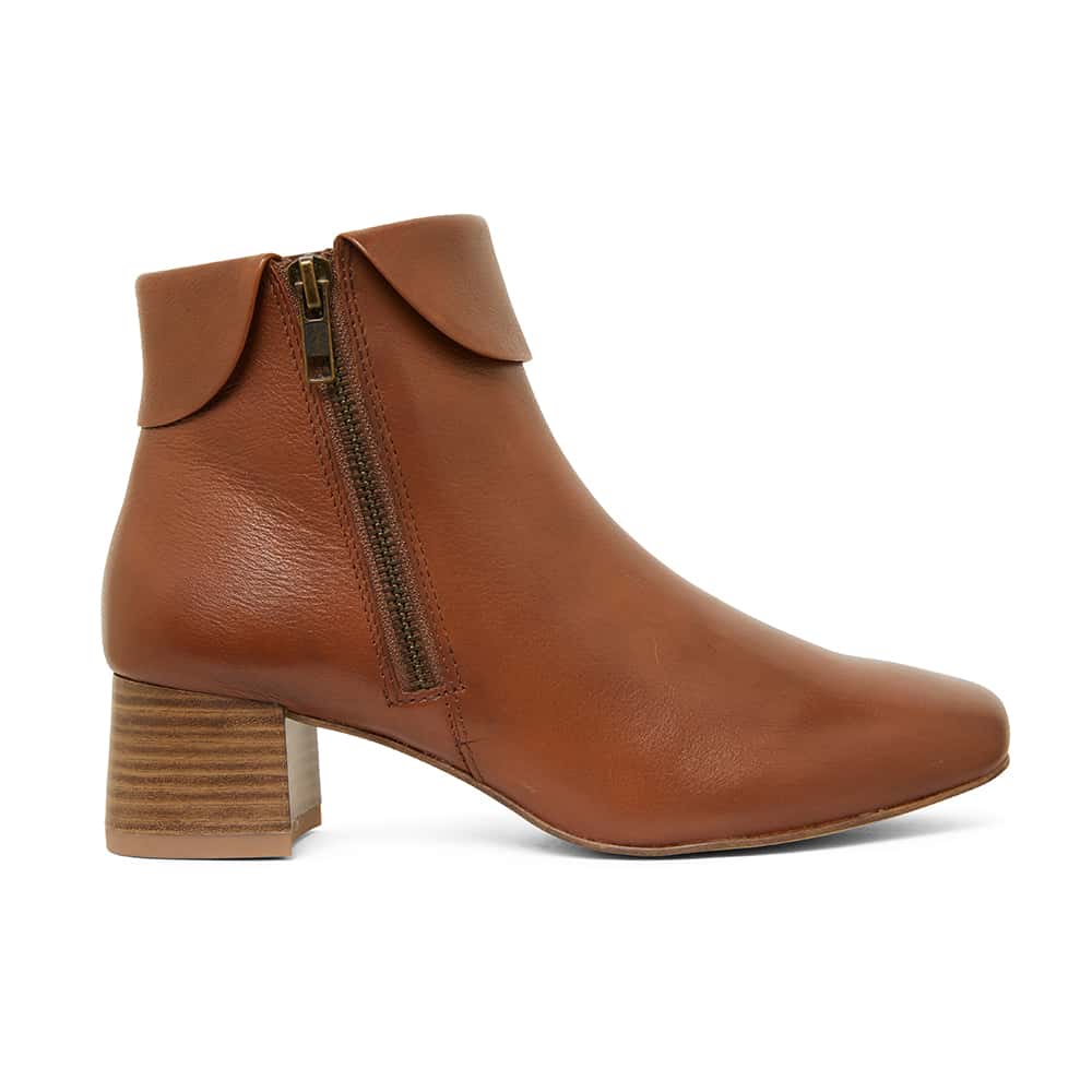 Edward Boot in Mid Brown Leather