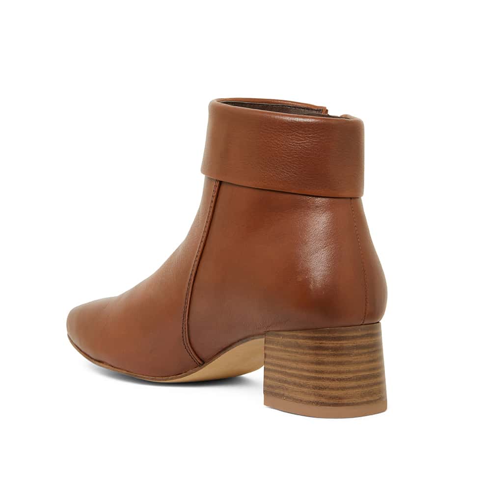 Edward Boot in Mid Brown Leather