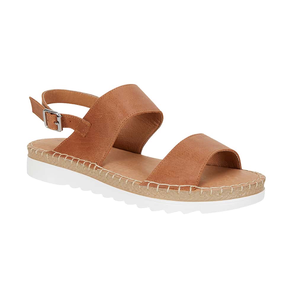 Egan Sandal in Tan Leather