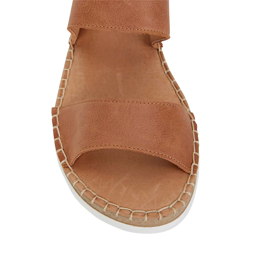 Egan Sandal in Tan Leather