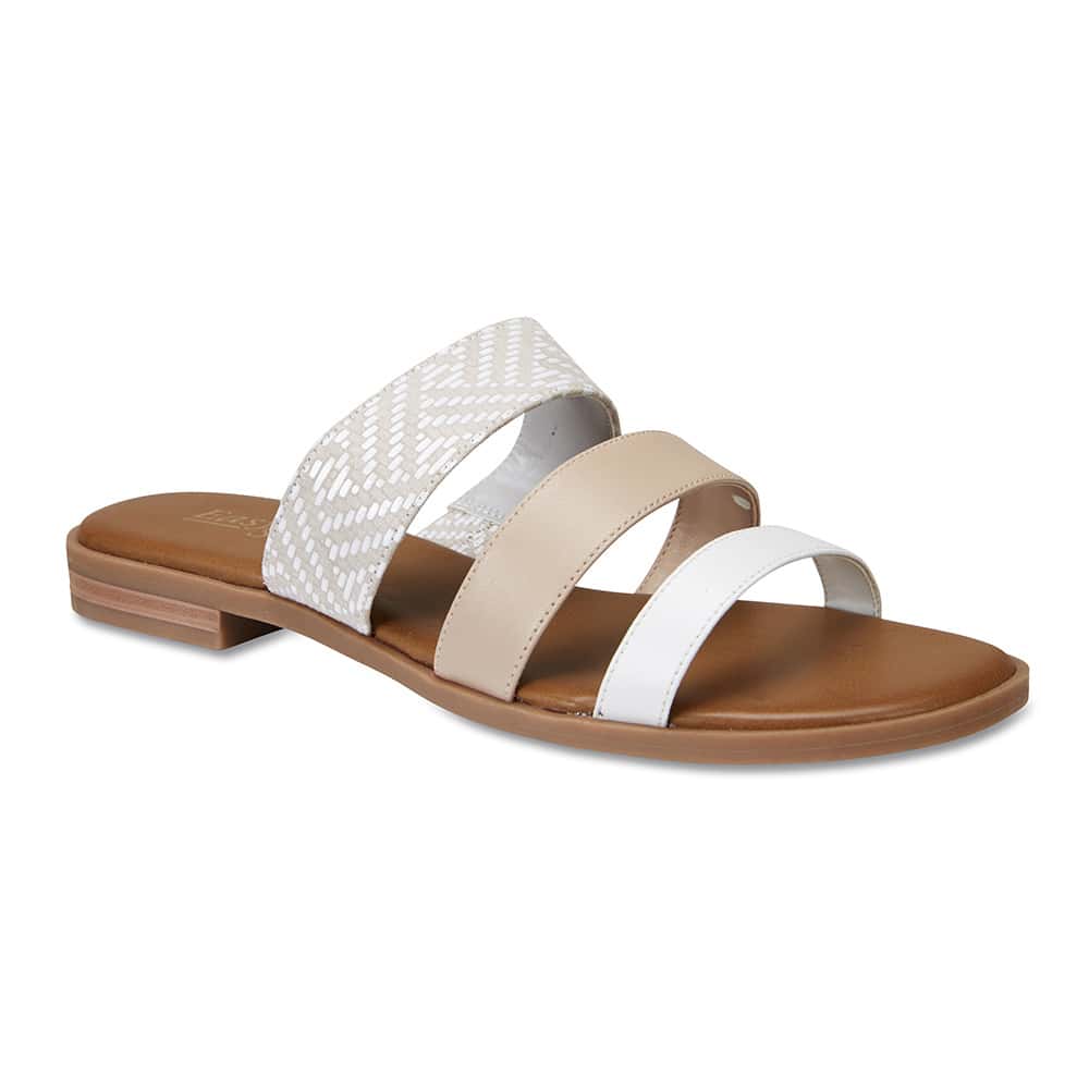 Egypt Slide in Nude Leather