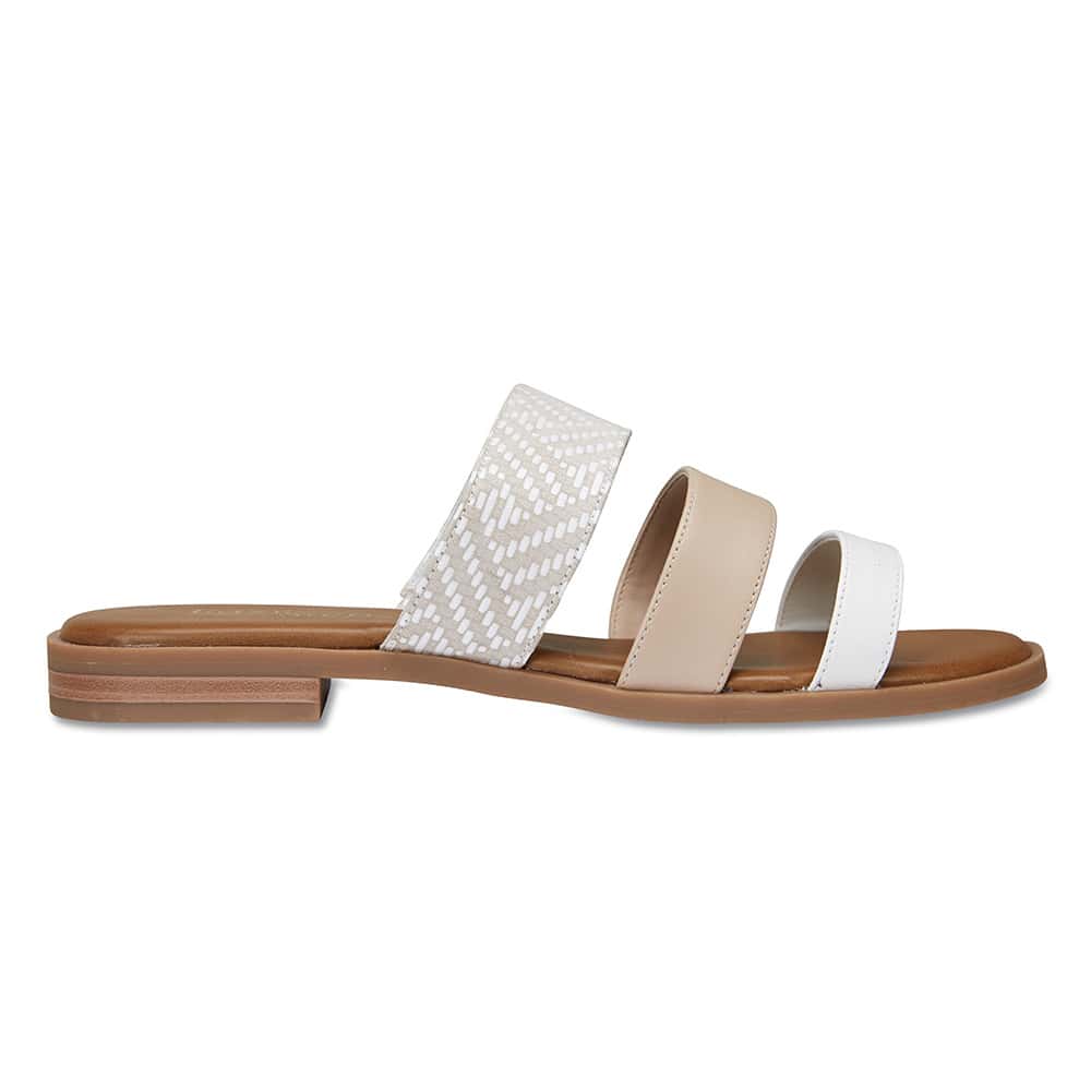Egypt Slide in Nude Leather